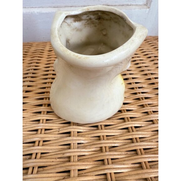 Vintage 50's Shawnee Pottery Yellow Cat Kitten Planter Vase - Picture 10 of 10